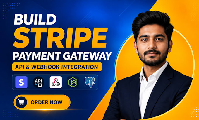 build stripe payment gateway, API and webhook integration