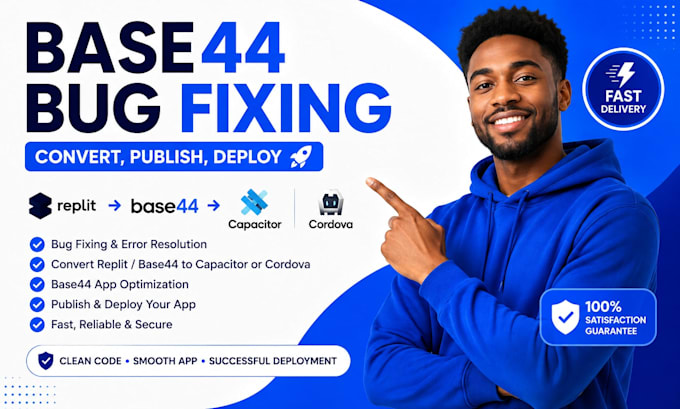 base44 bug fixing convert replit base44 to capacitor cardova base44 publish