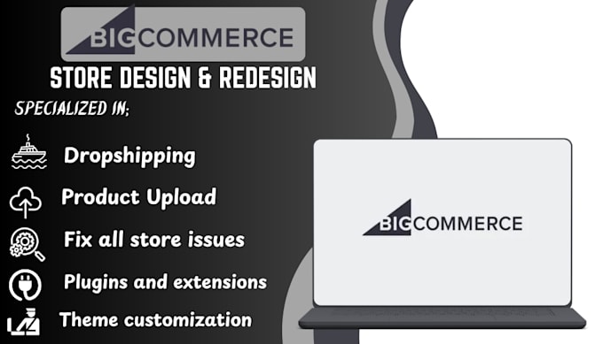 design build and setup a professional bigcommerce store website