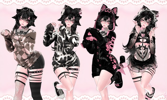 do custom vrchat avatar vrc avatar commission furry vrchat avatar anime vrc