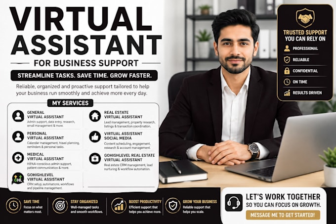 be your virtual assistant for business support