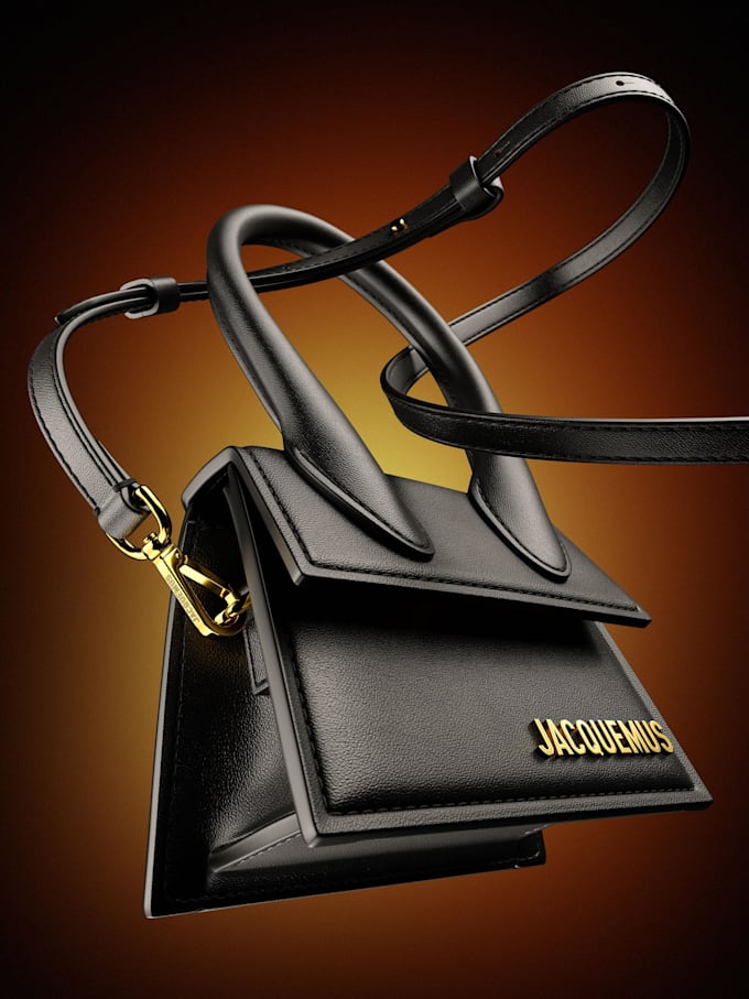 design a custom 3d handbag and bag cad model