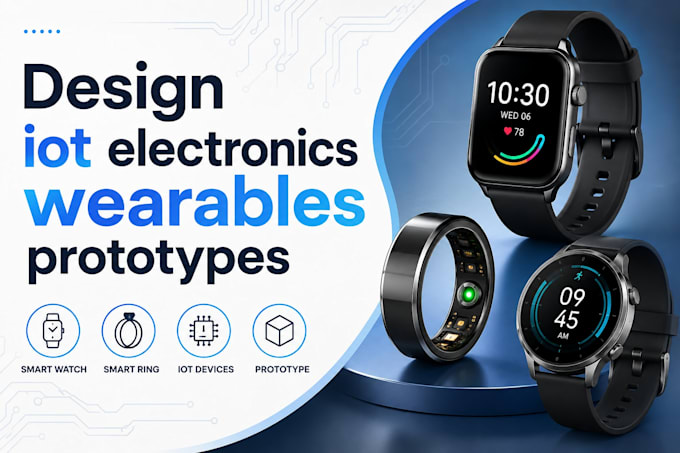 design iot wearable electronics tech glasses smart watches jewellery prototypes