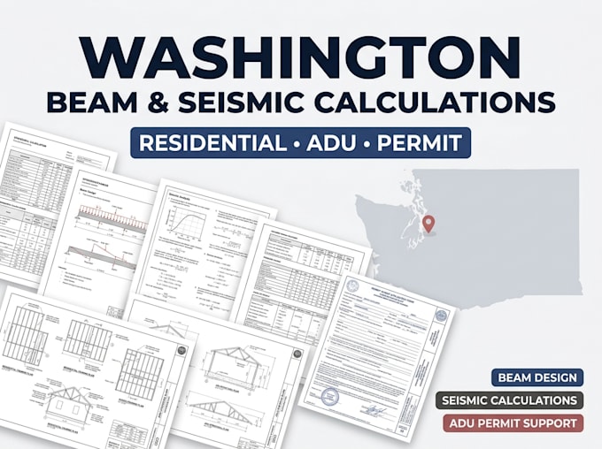 washington beam seismic calculations residential adu permit