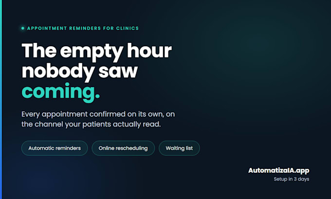 set up an ai appointment reminder system for clinics