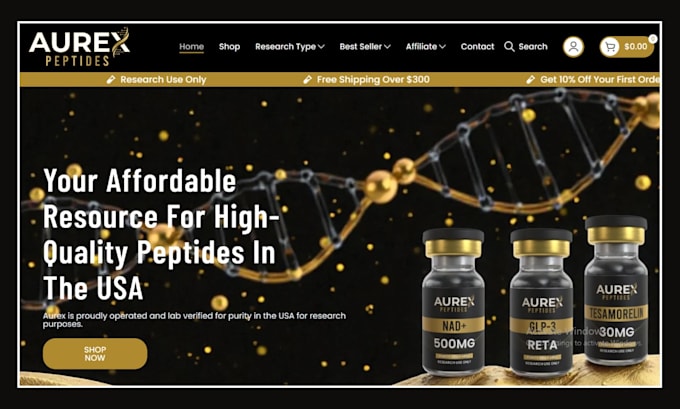 build research peptide website fda complaint peptide website wordpress website