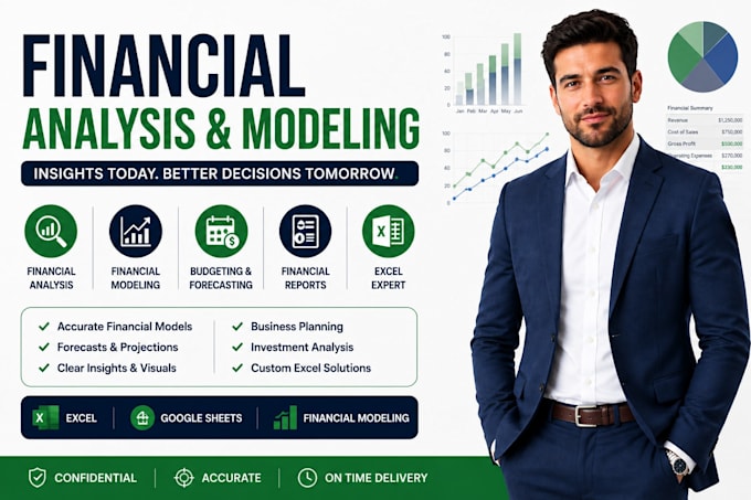 do financial analysis, modeling, forecasting and excel finance