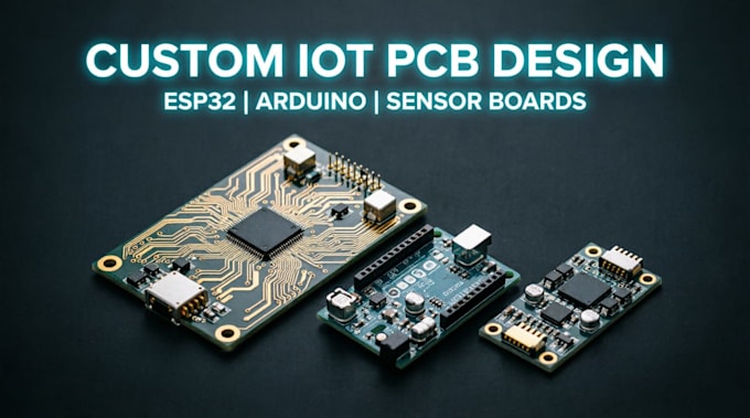 custom shield, hat, and breakout boards for esp32, raspberry pi or arduino pcb
