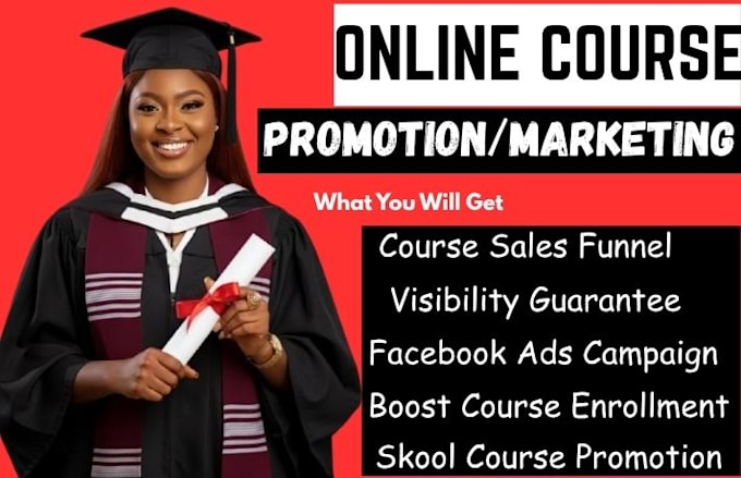 do online course promotion, skool community, student enrollment