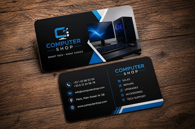 design minimalist business card design modern or creative