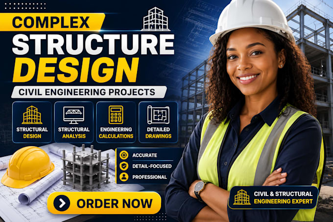 do complex structure design and civil engineering projects