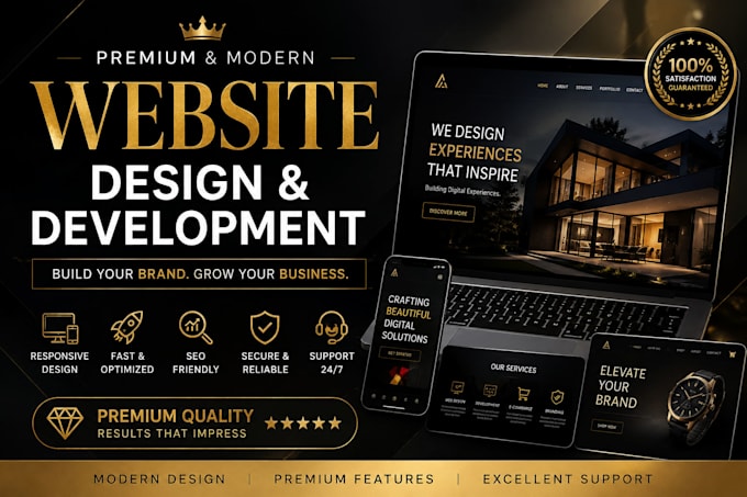 build luxury website design and website development