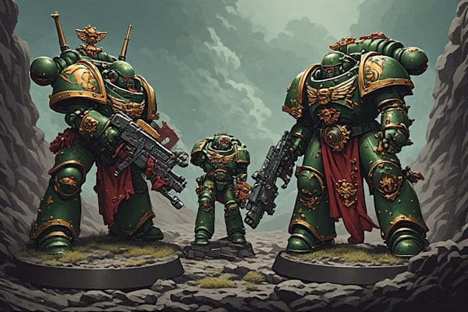 paint your warhammer 40k miniatures