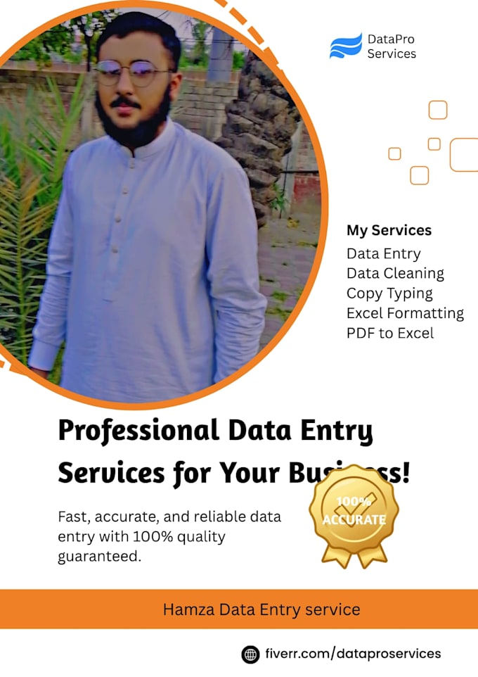 do accurate data entry, excel formatting and data cleaning