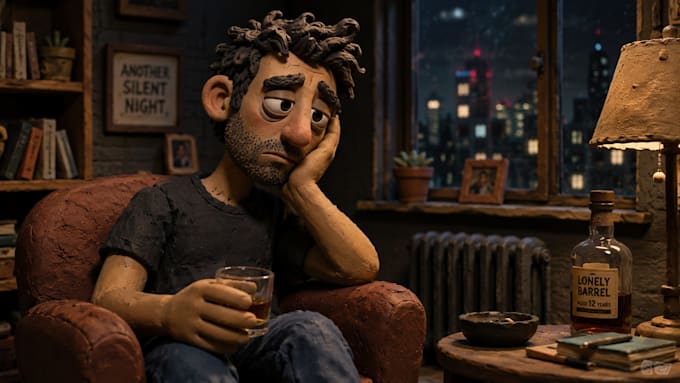 create cinematic 3d claymation character animation for your brand