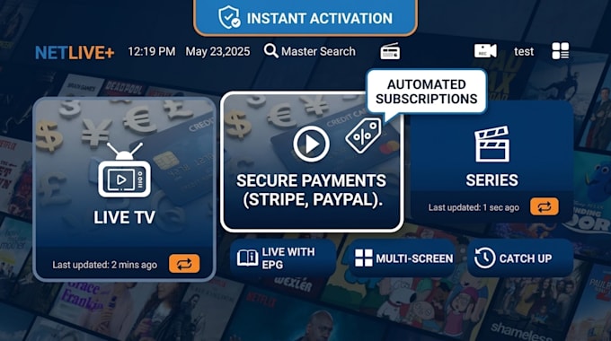 rebrand,customize your iptv android app,apk,admin panel with payment integration