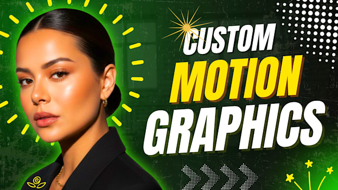 do custom 2d motion graphics, kinetic text animation and animated explainer clip