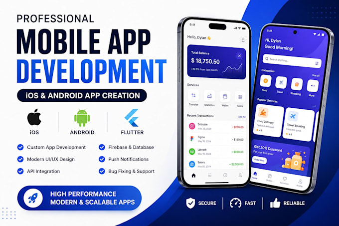 do mobile app development IOS and android app creation mobile app developer