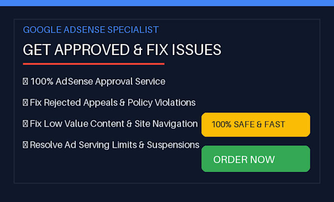 fix disapproved google adsense website rejected appeal and ads suspension issues