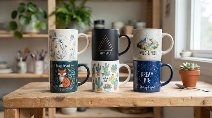 design awesome custom mug design