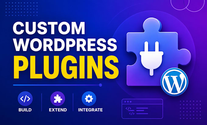 build custom wordpress plugin and website extensions