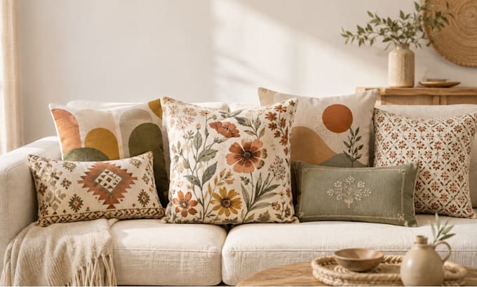 create custom pillow and cushion design collections for etsy pod stores
