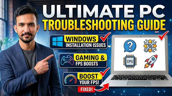 troubleshoot PC and gaming problems