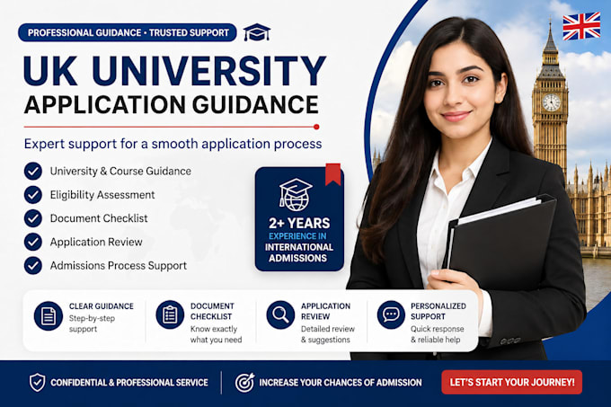 guide you through the UK university application process
