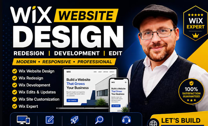 wix website design wix redesign wix website development design wix edit wix site