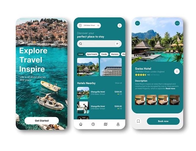 create a hotel and vacation rental booking app