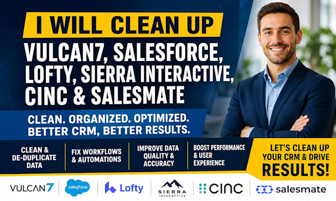 clean up vulcan7 salesforce lofty sierra interactive cinc salesmate