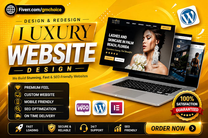 build luxury website design and website development
