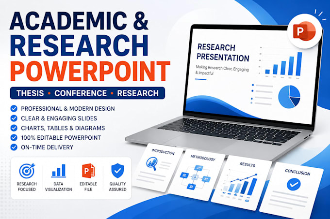 design academic and research powerpoint presentations