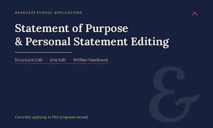 edit and polish your sop or personal statement
