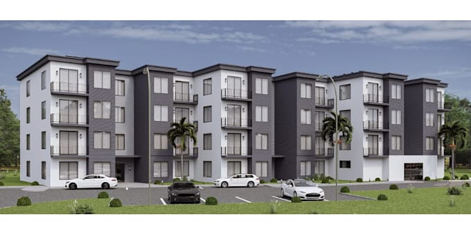 do 3d exterior design, interior design, 3d rendering