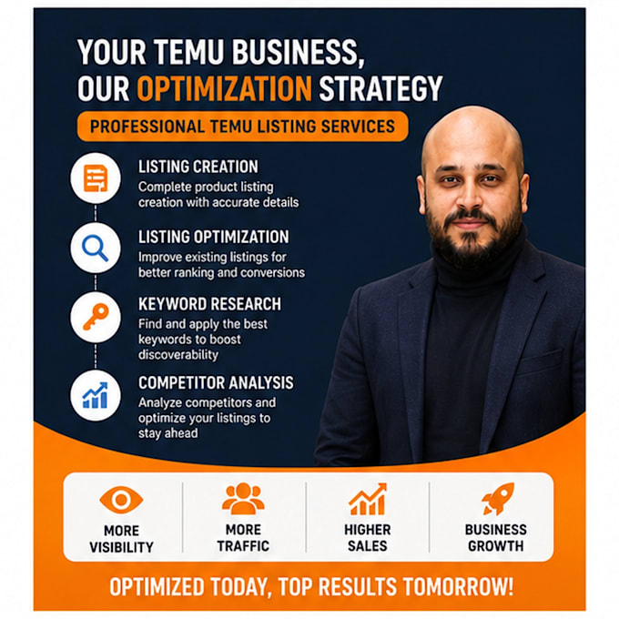 list products on temu marketplace and optimize them