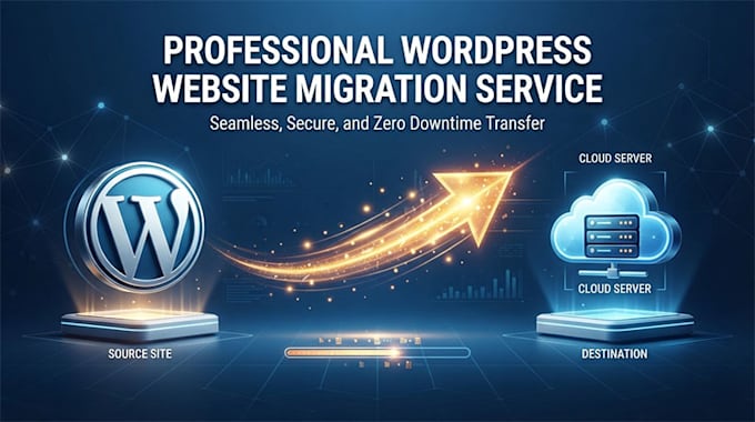 migrate, transfer, backup, move , restore wordpress website