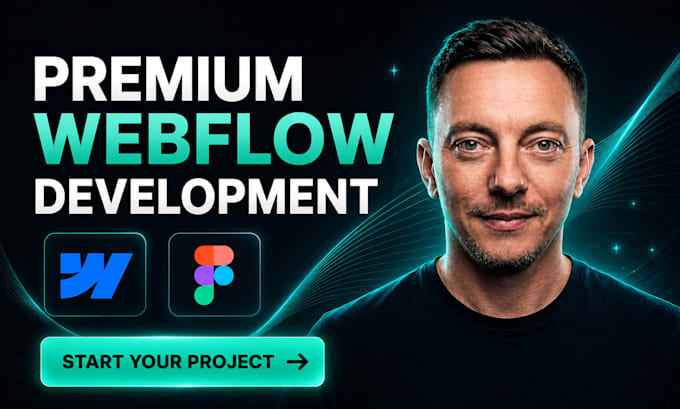 develop a premium webflow website with gsap animations and cms