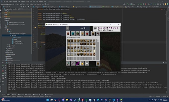 build a custom minecraft mod or plugin for your gameplay idea