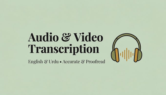 transcribe audio and video files into accurate text