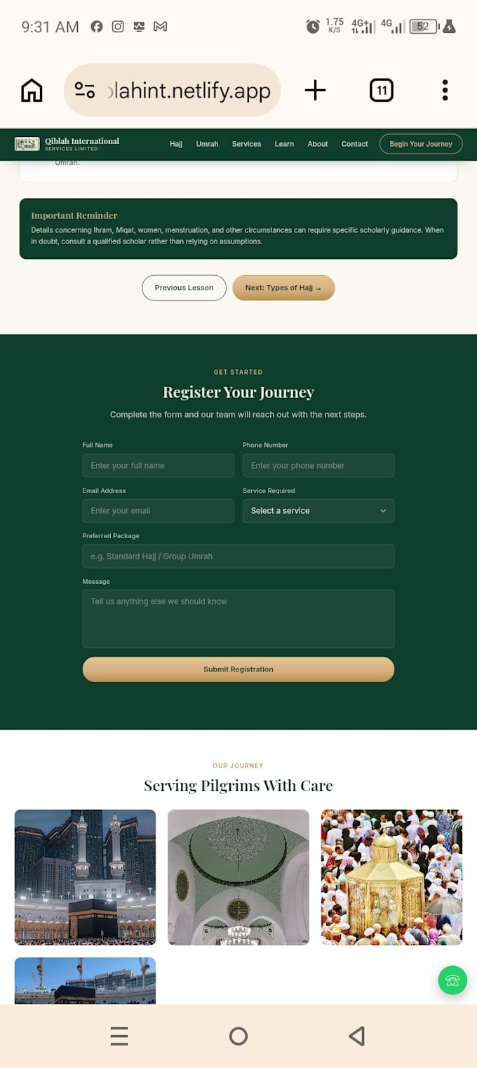 design a modern responsive one page website or landing page