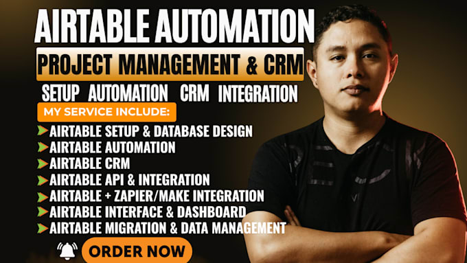 be airtable expert for database airtable automation airtable crm and integration