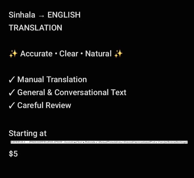 translate sinhala to english