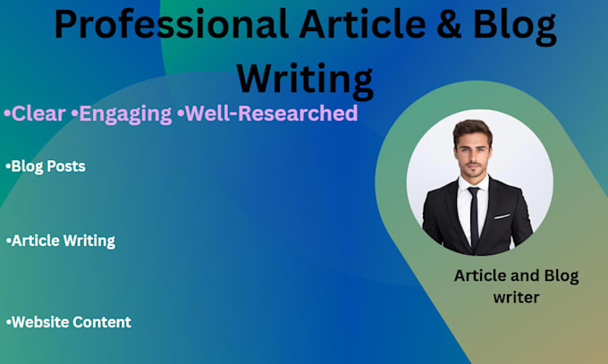 write engaging articles and blog posts