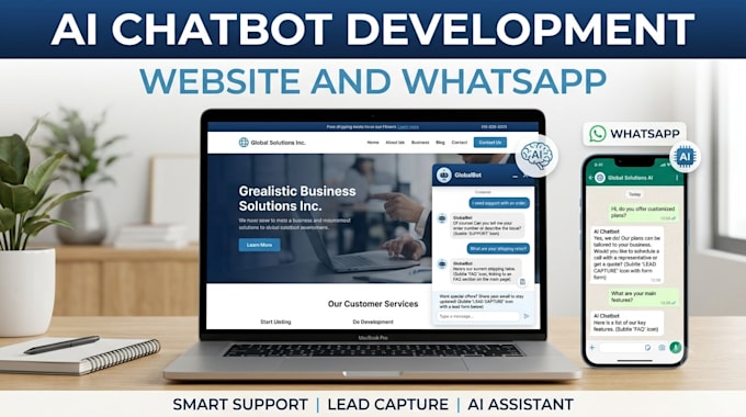 build an ai chatbot for whatsapp and website