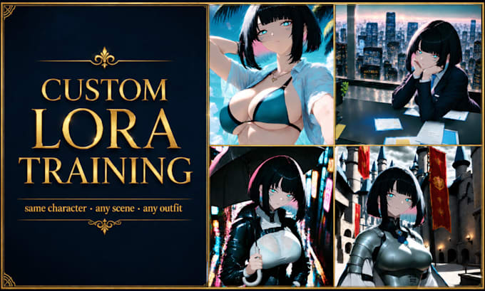 train a custom character or style lora