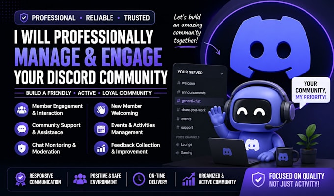 professionally manage and engage your discord community