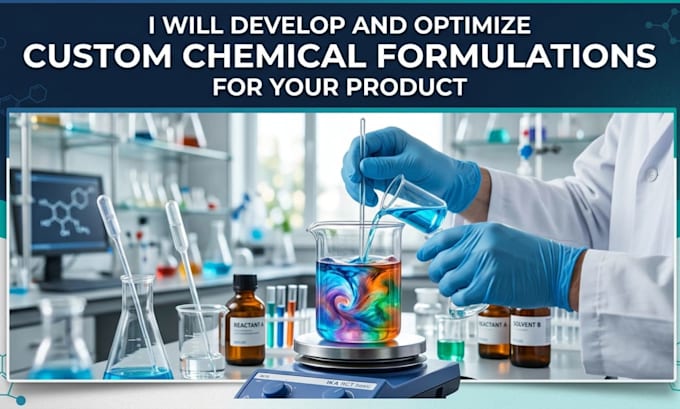 develop and optimize custom chemical formulations for your product