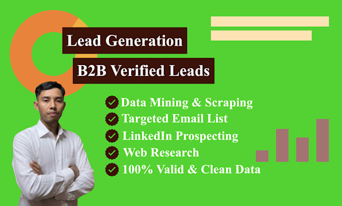 do expert b2b lead generation, web research, and data entry