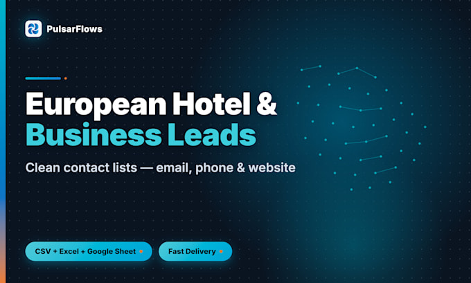 scrape hotel and business leads across europe